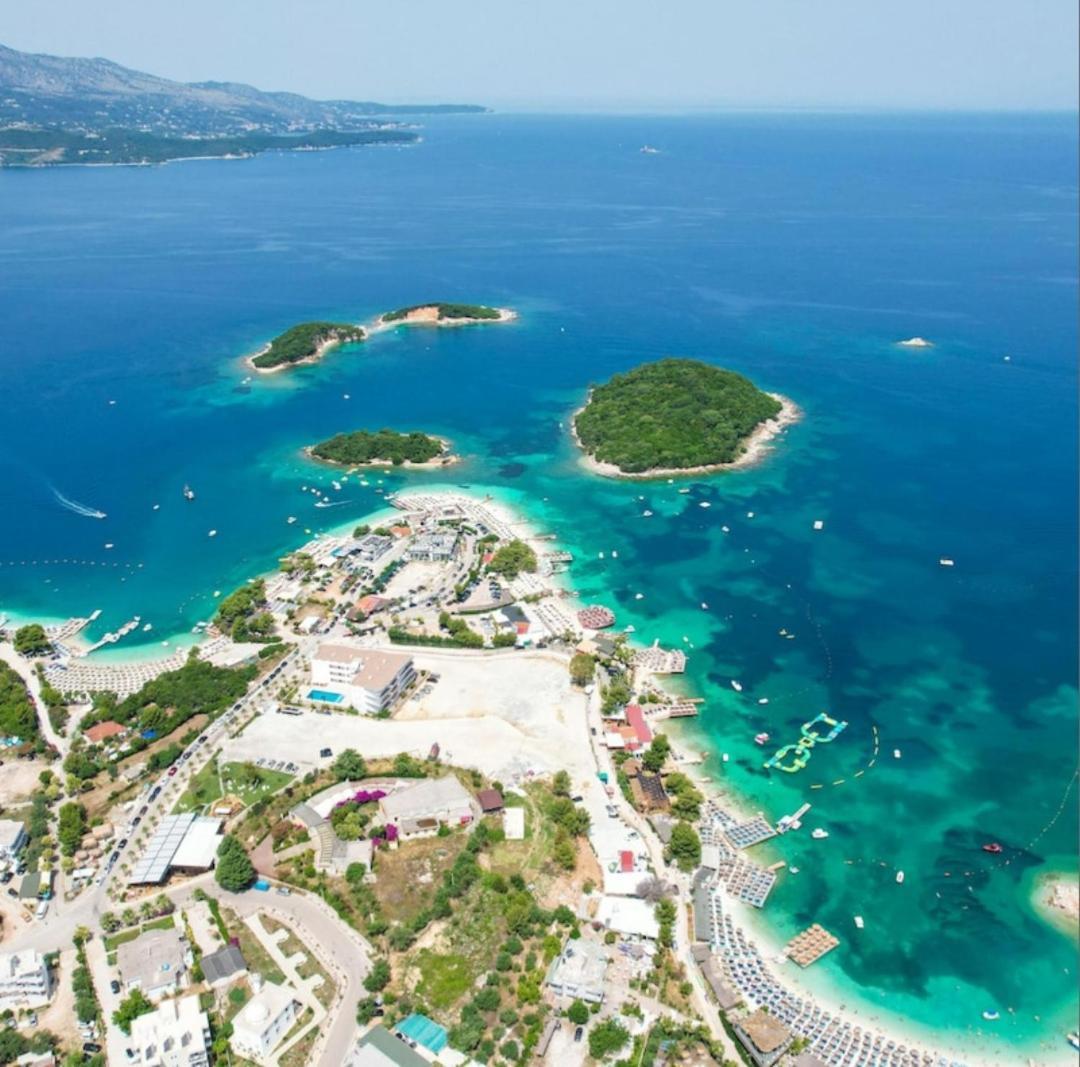6 Milje Hotel Ksamil Kültér fotó